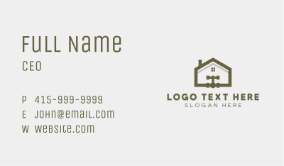 House Plumbing Repair Handyman Business Card Image Preview