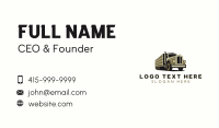 Logistics Trucking Vehicle Business Card Image Preview