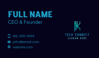 Modern Tech Software Business Card Image Preview