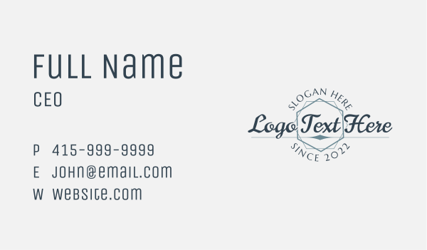 Generic Blue Brand Business Business Card Design Image Preview