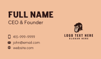 Wild Gorilla Head Business Card Design