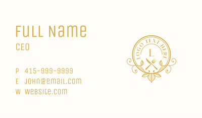 Culinary Food Kitchen  Business Card Image Preview