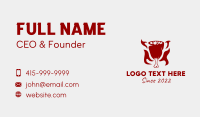 Meat Ham Grill Business Card Design