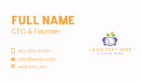 Grapes Berry Fruit Business Card Design