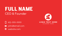 Red Letter G Business Card Image Preview