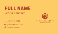 Red Horse Hexagon Business Card Image Preview