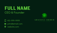 Nature Wreath Leaves Business Card Image Preview