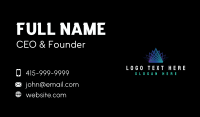 Premium Tech Pyramid Business Card Design