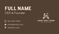 Carpentry Sculptor Woodwork Business Card Image Preview