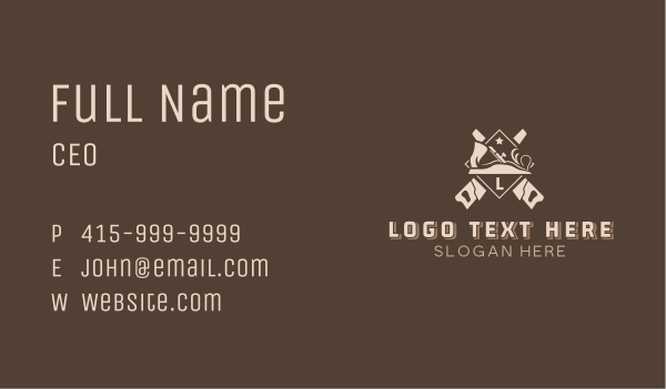 Carpentry Sculptor Woodwork Business Card Design Image Preview