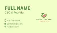 Watermelon Fruit Splash Business Card Design