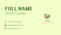 Watermelon Fruit Splash Business Card Image Preview