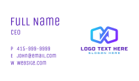 Gradient Infinite Software Business Card Image Preview