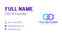 Gradient Infinite Software Business Card Image Preview
