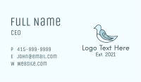 Aviary Dove Bird Business Card Image Preview