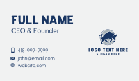 Angry Bull Emblem Business Card Image Preview