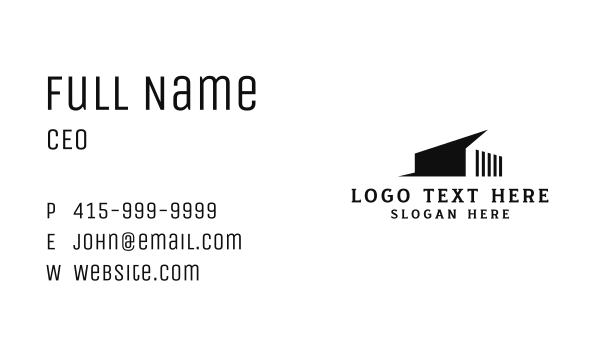 Factory Warehouse Depot  Business Card Design Image Preview