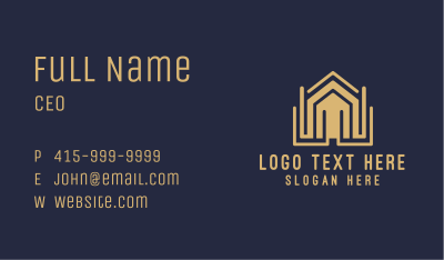 Housing Contractor Property Business Card