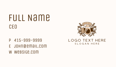 Vintage Camera Studio Business Card Image Preview