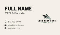 Chainsaw Tree Forest Business Card Image Preview