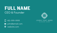 Luxury Minimalist Letter Business Card Design