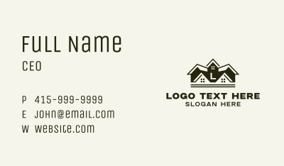 House Residential Real Estate Business Card Image Preview