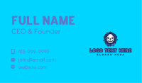 Hoodie Skull Gamer Business Card Image Preview