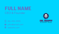 Hoodie Skull Gamer Business Card Image Preview