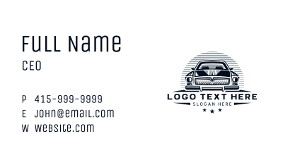Garage Car Mechanic Business Card Image Preview