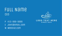 White Rowing Club  Business Card Image Preview