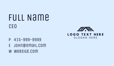 Structure House Roofing Business Card Image Preview