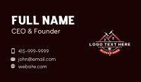 Hammer Paintbrush Maintenance Business Card Preview