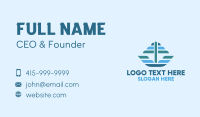 Ocean Sailing Anchor Boat Business Card Preview