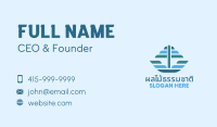 Ocean Sailing Anchor Boat Business Card Image Preview