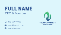 Bio Tech Leaf Business Card Image Preview