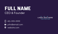 Blue Technology Business Business Card Image Preview