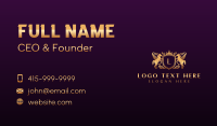 Luxury Horse Shield Business Card Design