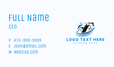 Sanitation Power Wash Business Card Image Preview