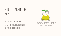 Lemonade Tea Glass Business Card Image Preview