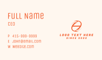 Electric Technician Letter A Business Card Image Preview