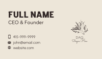 Black Woman Nature Business Card Image Preview