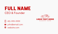 Racing Automobile Car  Business Card Image Preview