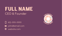 Sweet Doughnut Shop Business Card Image Preview