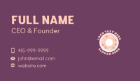 Sweet Doughnut Shop Business Card Preview