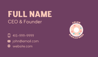 Sweet Doughnut Shop Business Card Image Preview