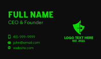 Gaming Shield Pen  Business Card Design