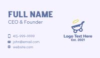 Angel Baby Pram  Business Card Image Preview