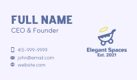 Angel Baby Pram  Business Card Image Preview