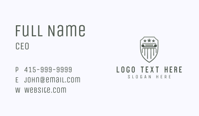 Institution Star Pillar Business Card Image Preview