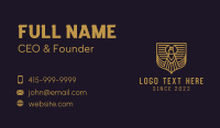 Military Eagle Security Business Card Preview